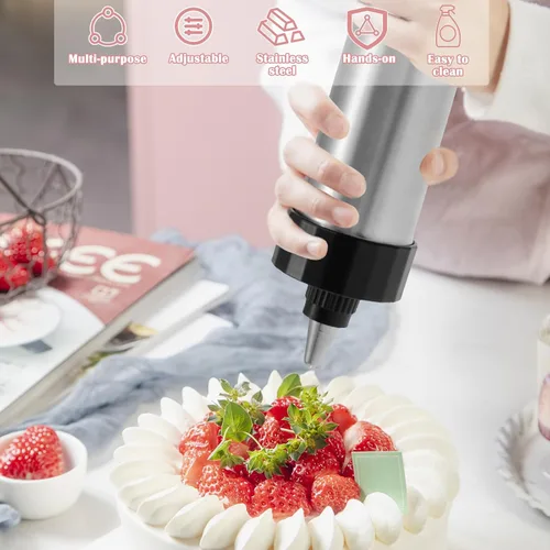Miniatura 3 de Máquina de prensa de churro, kit de prensa de galletas, herramienta de prensa de galletas, prensa para hacer galletas, prensa para decoración