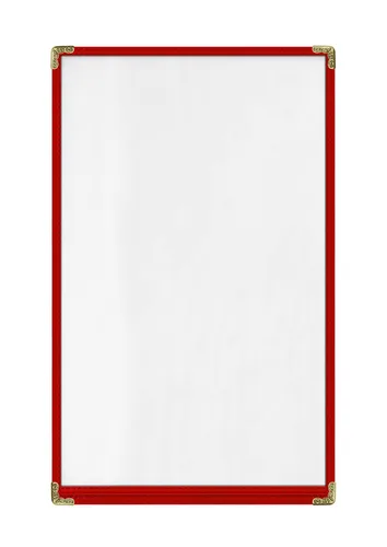 Miniatura 31 de Goodsmart - Fundas para menú de restaurante, paquete de 25 unidades, color negro, 2 vistas, soportes para menú de carga superior, cubiertas