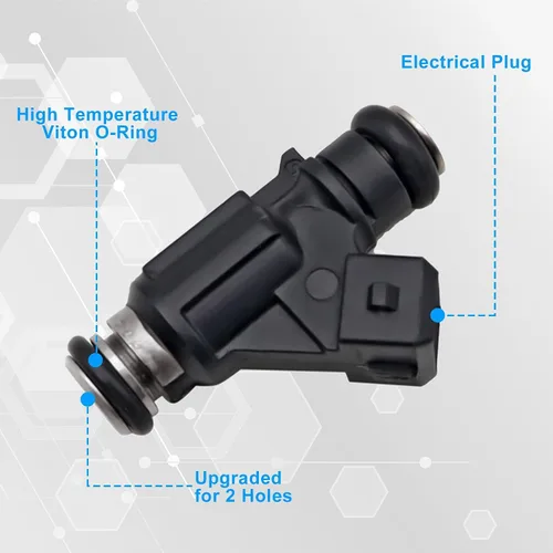 Miniatura 5 de GXARTS El inyector de combustible reemplaza los números de pieza 892123001 892123002 877826 892123 compatible con motores Mercury Marine EFI de 4