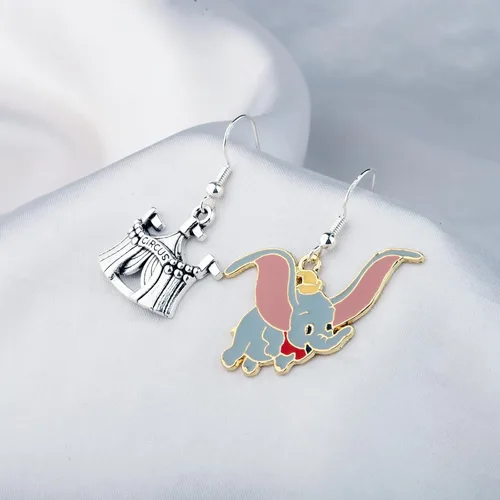 Miniatura 2 de AKTAP Funny Fly Elephant Inspired Zipper Charm for Hand Bag Purse Fly Elephant Pendant for DIY Jewelry Making