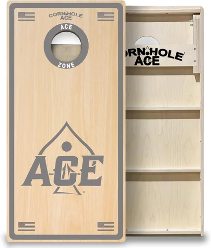 Miniatura 10 de CornholeAce ACE PRO Tablas de Cornhole profesionales, sin rebote, patas anchas triples, madera contrachapada de abedul báltico de 3/4 pulgadas, Verde