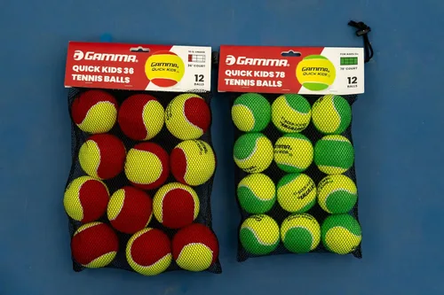 Miniatura 7 de GAMMA Quick Kids Training Tennis Balls for Kids & Beginners, Low-Compression Core Reduces Speed & Bounce, Great for Tennis Practice, USTA & ITF