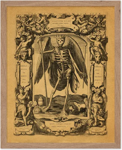 Miniatura 8 de Monem Art - Póster vintage de brujas que van a su sábado, impresión retro de brujas desnudas, arte de Halloween, arte pagano, regalo para hombres