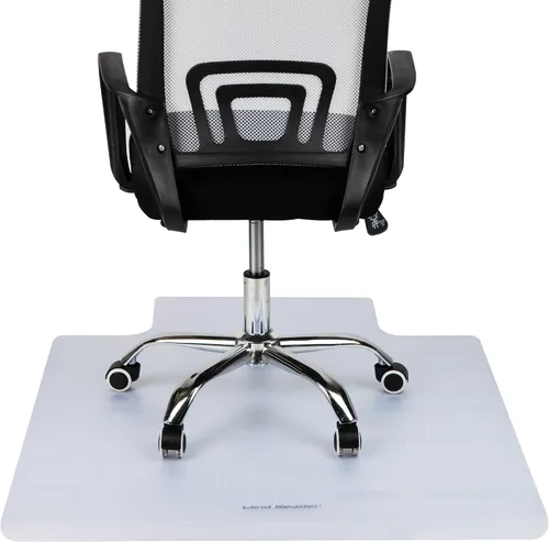 Miniatura 7 de Mind Reader Tapete para silla de oficina para suelos de madera dura, protector de suelo debajo del escritorio, rodante, PVC, 35.25 pulgadas de largo