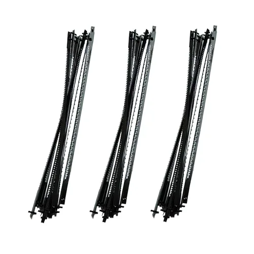 FOXBC Hojas de sierra de desplazamiento Hobby de 3 pulgadas, extremo de pasador 15 TPI, 18 TPI, 24 TPI, (paquete de 36) aptas para Sears Craftsman,