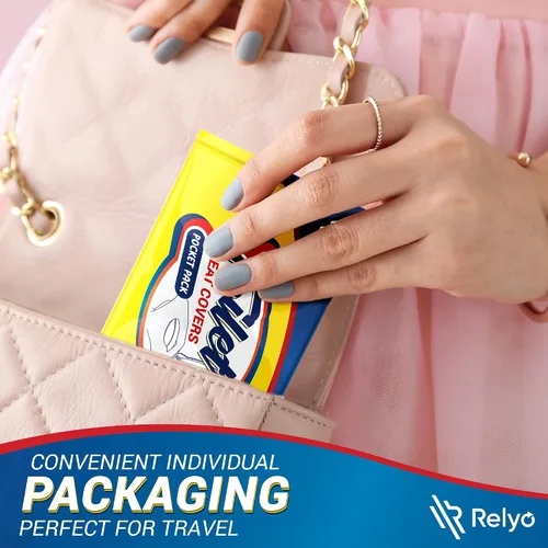 Miniatura 6 de Relyo Paquete de 20 fundas desechables XL para asiento de inodoro, impermeables, con pestañas adhesivas para adultos, niños y niños, viajes, baños