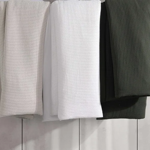 Miniatura 5 de Kenneth Cole - Juego de edredón matrimonial/queen, ropa de cama suave con textura de gofre con fundas a juego, acogedora decoración del hogar