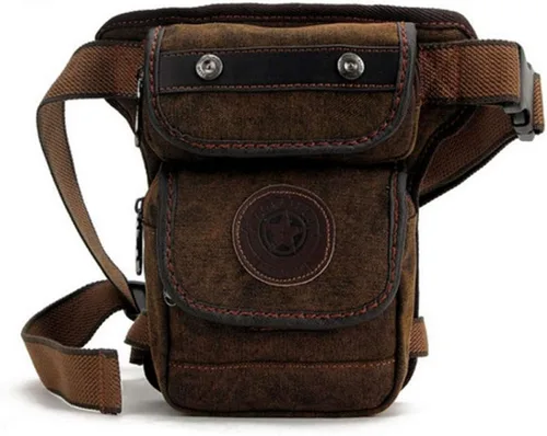 Miniatura 7 de Drop Leg Bag for Men Women #24Negro