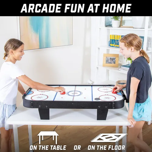 Miniatura 2 de GoSports Juego de hockey de aire de mesa de 40 pulgadas para niños - negro