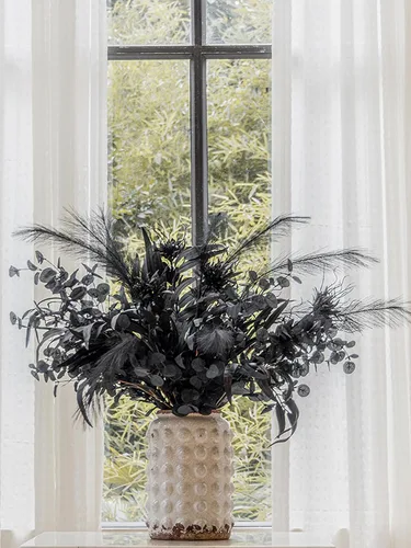 Miniatura 11 de MISSPIN Flores Artificiales con Tallos de Follaje, Plantas Falsas de Interior, Ramas para Jarrón Alto Ultra-Realistas, 12 Piezas Centros de Mesa