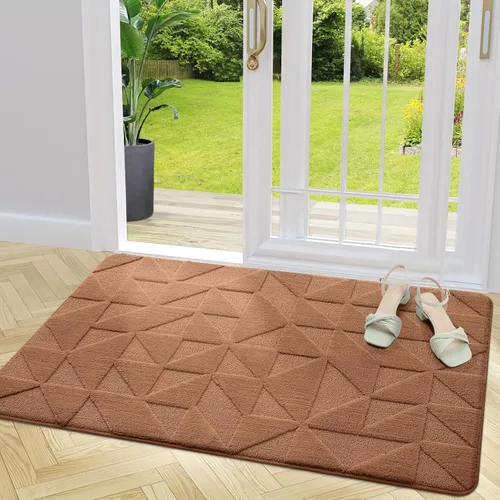 Miniatura 11 de OLANLY Tapetes para Puerta para Interiores, Antideslizantes, Absorbentes, Resistentes a la Suciedad, Tapete de Entrada Lavable, Tapete de Entrada