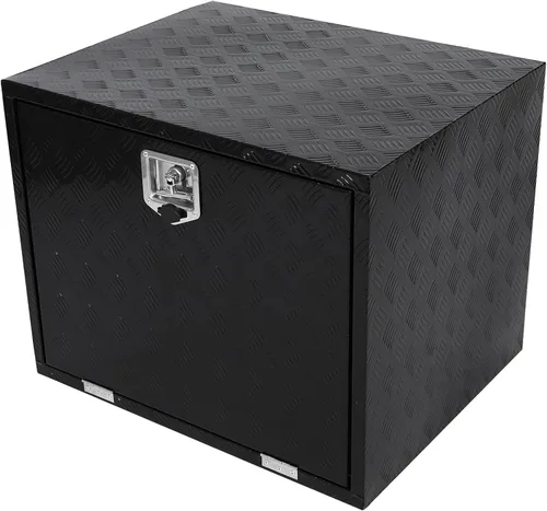 Miniatura 15 de Caja de herramientas de aluminio para camión de 30 pulgadas, caja de herramientas para camión, debajo de la cama, remolque, caja impermeable