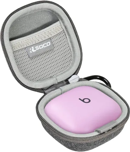 Miniatura 7 de RLSOCO Funda de transporte para auriculares inalámbricos con cancelación de ruido Beats Fit Pro/Fit Pro x Kim Kardashian True - Gris (solo funda)