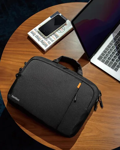 Miniatura 3 de tomtoc estuche de transporte 360 para laptop de 14 pulgadas MacBook Pro M5/M4/M3/M2/M1 Pro/Max A3434 A3112 A3401 A3185 A2992, bolsa de hombro