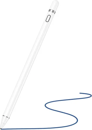 Lápiz óptico para pantallas táctiles, lápiz activo, bolígrafos digitales inteligentes recargables de punta fina, compatible con Apple iPad y otras