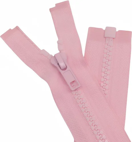 Miniatura 13 de YaHoGa 2 piezas cremalleras separadoras #5 de 30 pulgadas para coser abrigos y chaquetas, cremalleras de plástico moldeado amarillo a granel