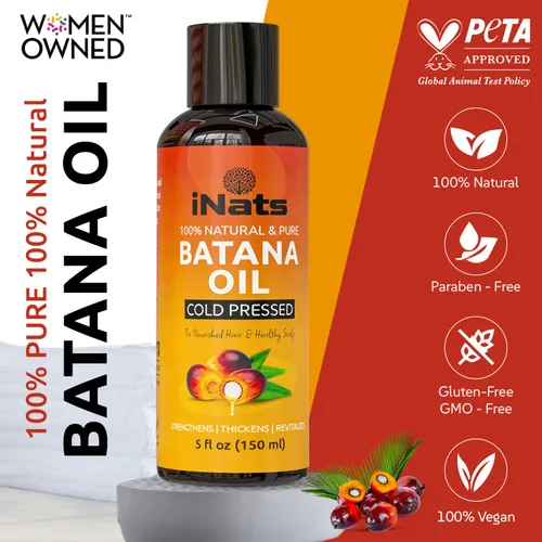 Miniatura 3 de Aceite de batana crudo prémium para el crecimiento del cabello (5 onzas líquidas) – Dr. Sebi 100% puro y aceite de crecimiento del cabello Batana