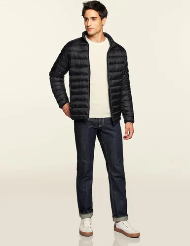 Miniatura 5 de TSLA - Chaqueta acolchada, ligera y plegable para hombre, ideal para invierno, impermeable