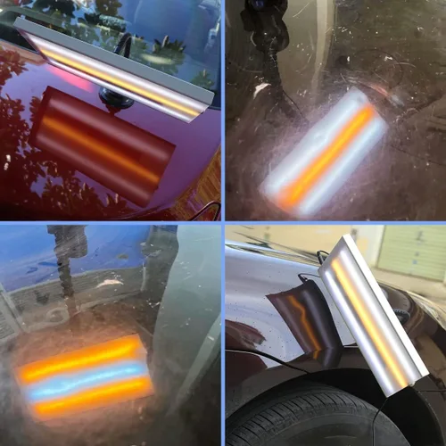 Miniatura 7 de Luz PDR, herramientas de reparación de abolladuras sin pintura, reflector de abolladuras de automóvil, tablero de línea de rayas LED, luz de prueba