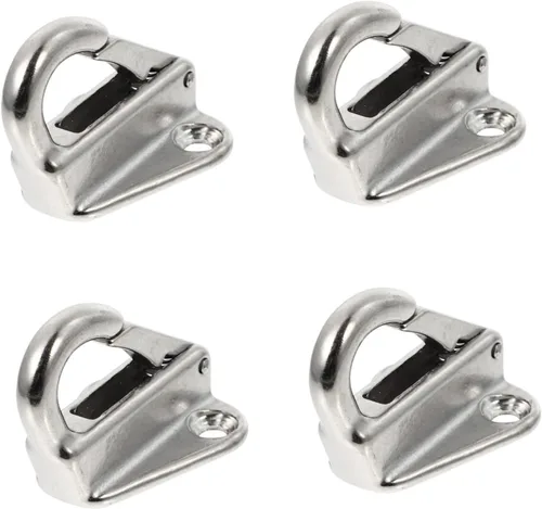 NOLITOY Ganchos para barcos, 4 unidades, para tablero de tierra, protección de yates, firme, barco, práctico, útil, barco, tableta, metal, avanzado,