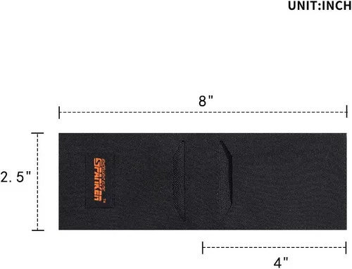 Miniatura 2 de EXCELLENT ELITE SPANKER Funda delgada y plegable con bolsillo frontal para tarjetas de crédito con 2 ranuras para tarjetas (negro)