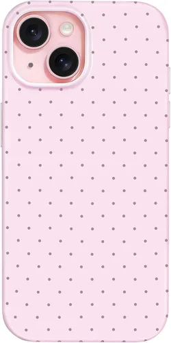 Miniatura 77 de Hython Funda para iPhone Air, diseño estético de lunares lindos, funda simple de 6.5 pulgadas, delgada, antiarañazos, parachoques de TPU suave, a