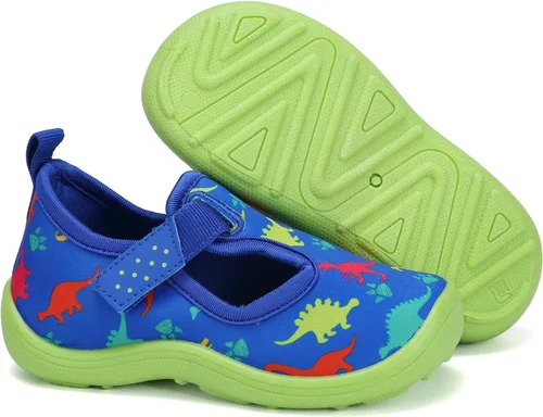 Miniatura 7 de FANTURE Zapatos de agua para niños y niñas, lindas sandalias acuáticas, playa, piscina, parque acuático, tenis acuáticos, para niños pequeños