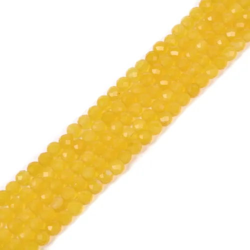 Miniatura 70 de Cuentas redondas facetadas de aguamarina natural de 4mm cuentas sueltas de 16 pulgadas para hacer joyas con cuentas