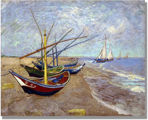 Miniatura 41 de ELITEAART- La noche estrellada por Vincent Van Gogh, pintura al óleo, reproducción de pintura al óleo, impresión en lienzo giclée, tamaño marcado