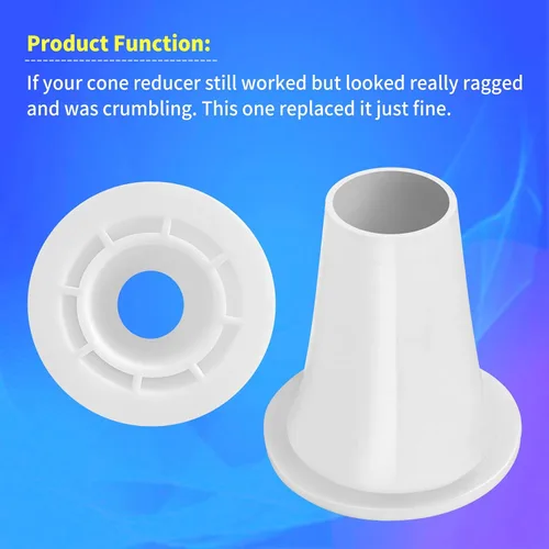 Miniatura 4 de Reemplazo de reductor de cono GW9000 GW9015 mejorado, adaptador reductor de limpiador automático de piscina/spa compatible con Pentair Kreepy Krauly