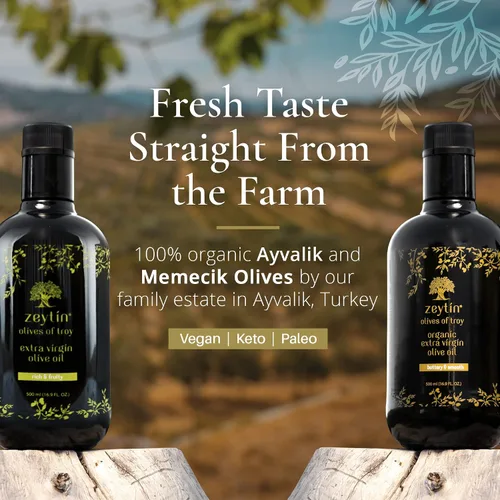 Miniatura 7 de Zeytin Aceites de oliva virgen extra prémium - 2021/2022 Fresh Harvest I Premió la marca I Early-Harvest I Ensaladas y aderezos I prensado en frío I