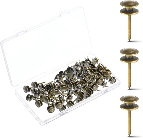 Miniatura 12 de Hotop 25 piezas de ganchos de doble cabeza para colgar fotos, ganchos decorativos para colgar fotos, para el hogar, oficina, escuela (negro)