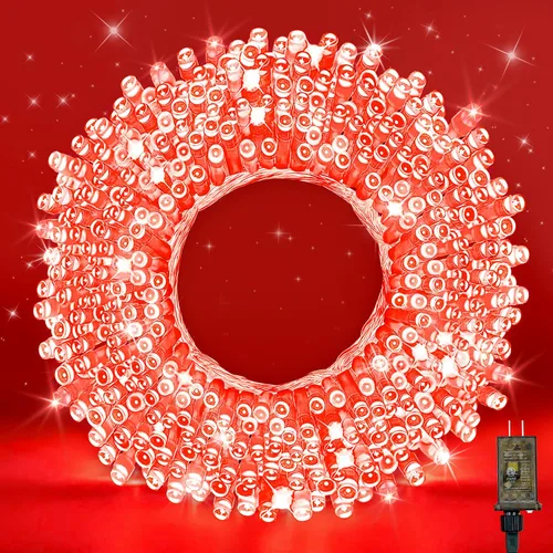 Miniatura 11 de WASTROYAL- Guirnalda de 210 luces led, 70 pies, crean un deslumbrante brillo azul ideal para envolver árboles, decorar ventanas, rieles de escalera