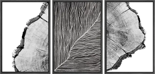 Miniatura 112 de SIGNWIN Lienzo enmarcado para pared, juego de arte abstracto de serenidad costera, ilustraciones abstractas junto al mar, arte moderno, decorativo