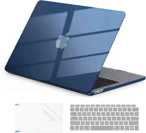 Miniatura 10 de EooCoo Funda rígida compatible con MacBook Air de 13.3 pulgadas M1 Chip 2021-2018 con pantalla Retina, funda protectora de plástico Air de 13.3
