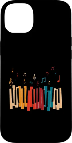 Miniatura 15 de iPhone 11 Pro Notas de Música Teclado Colorido Piano Case