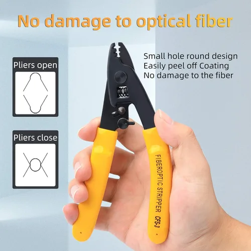 Miniatura 8 de Cortador de corte de cable SKL-6C Cortador de fibra óptica Herramientas del equipo CFS-3 FTTH