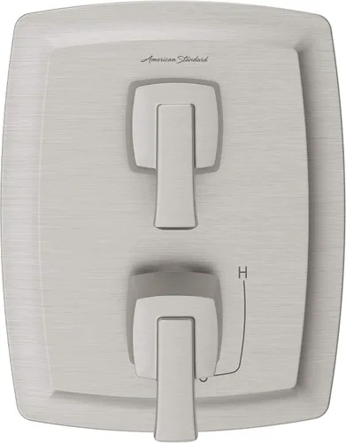 Miniatura 4 de American Standard TU353740.295 Townsend - Desviador de ducha integrado de 2 manijas, solo níquel cepillado
