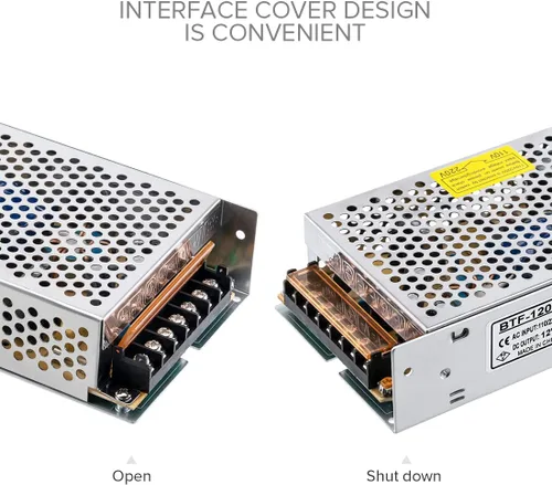 Miniatura 2 de BTF-LIGHTING CA100-240V a CC12V10A Máx120W Adaptador Convertidor Transformador de Fuente de Alimentación de Conmutación para Módulo de Tira LED