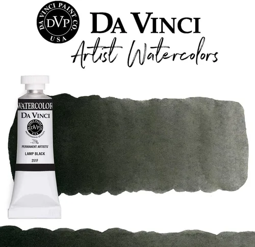Miniatura 313 de DA VINCI PAINTS Pintura Acuarela Profesional para Artistas, Alizarin Crimson (Quinacridone), 37ml Índigo
