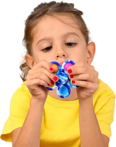 Miniatura 3 de Nutty Toys Fidget Spinner – Juguete sensorial para niños y adultos – Los mejores regalos para aliviar el estrés y la ansiedad 2025, idea única
