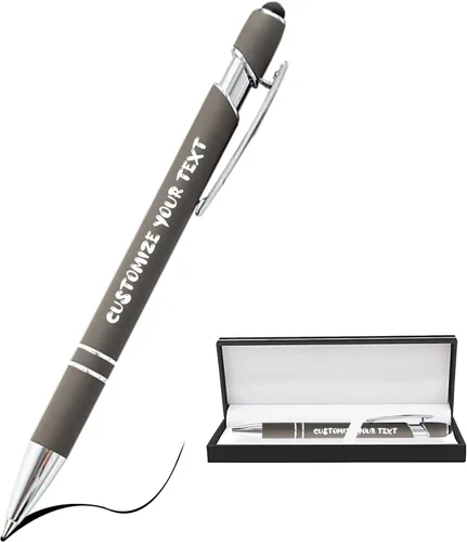 Miniatura 90 de AIFLM Bolígrafos personalizados con nombre a granel hasta 500 unidades de bolígrafos grabados gratis con tu nombre y texto para negocios