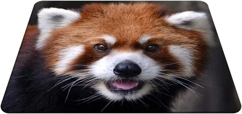 Miniatura 4 de Panda - Alfombrilla de mouse para videojuegos, diseño especial de panda rojo, lindo animal, alfombrilla para mouse para computadora, escritorio