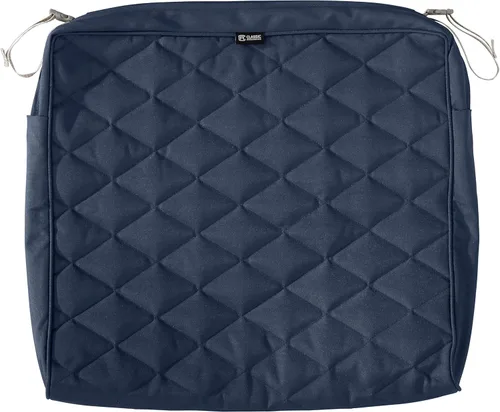 Miniatura 14 de Classic Accessories Montlake FadeSafe FadeSafe - Funda de cojín acolchada para patio, resistente al agua, 21 x 19 x 3 pulgadas, manzanilla