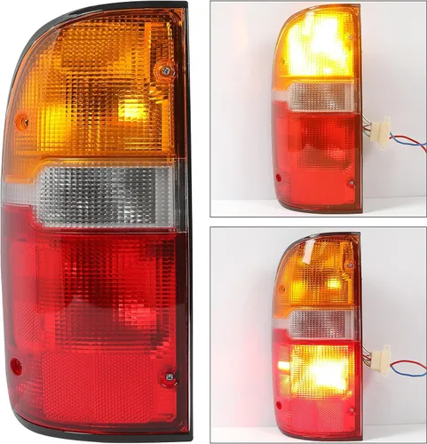 Miniatura 3 de ECOTRIC Luz trasera compatible con la lámpara de camión Toyota Tacoma 1995-2000, luz trasera de freno de señal trasera del lado izquierdo