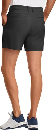 Miniatura 3 de PULI Pantalones cortos de golf para hombre, entrepierna de 5 pulgadas, ajuste relajado, elástico, ligero, casual, viajes, secado rápido, pantalones