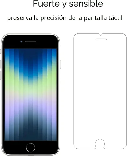 Miniatura 5 de Ailun - Protector de pantalla para iPhone SE 2020 (2ª generación)/2022 (3ª generación), 4.7 pulgadas. Vidrio templado de 0.25mm. Compatible