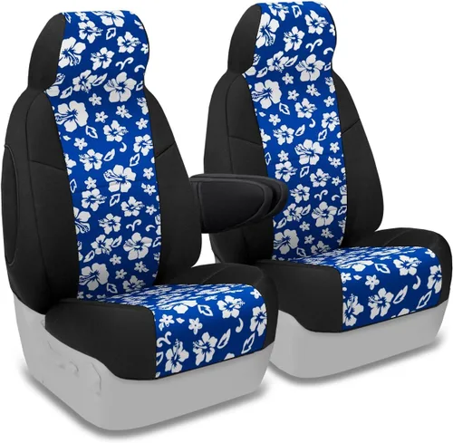 Miniatura 46 de Coverking Custom Fit Center 50/50 - Funda de asiento de cubo para modelos seleccionados Chevrolet Suburban 1500/2500, neopreno (negro)