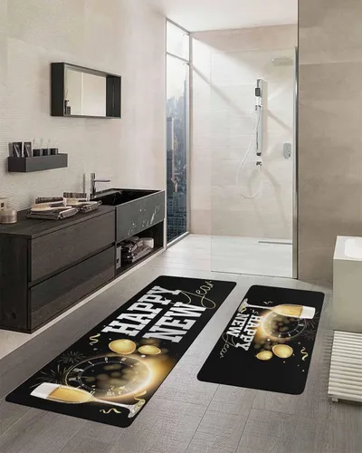 Miniatura 2 de Tapete de baño para bañera, antideslizante, de secado rápido y absorbente, tierra de diatomeas, fregadero, dormitorio, cocina, lavable, tapete