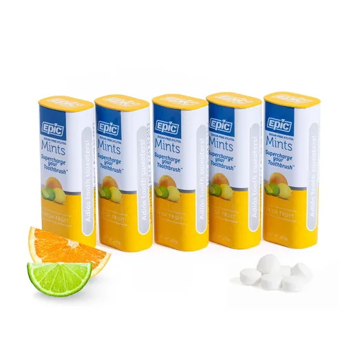 Miniatura 16 de Epic Mentas 100% xilitol, sin aspartamo, sin azúcar, mentas con sabor a canela, 180 piezas (paquete de 2)